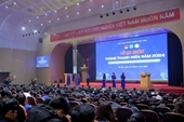 Hơn 1 000 đoàn viên, thanh niên Học viện Nông nghiệp Việt Nam tham dự Lễ ra quân Tháng Thanh niên năm 2024