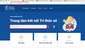 Hướng dẫn tra cứu CSDL điện tử trên trang Trung tâm kết nối tri thức số