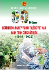 Cuốn sách 80 năm ngành nông nghiệp và môi trường hành trình cùng đất