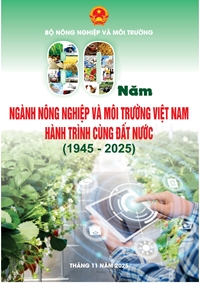 Cuốn sách 80 năm ngành nông nghiệp và môi trường hành trình cùng đất