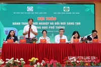 Hội thảo “Hành trình khởi nghiệp và đổi mới sáng tạo từ trung học phổ thông”