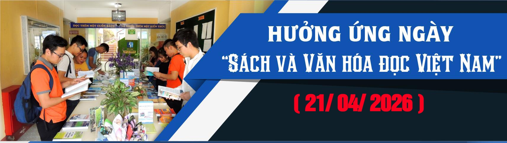 Hưởng ứng ngày sách và văn hóa đọc 2026