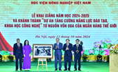 Học viện Nông nghiệp Việt Nam phấn đấu là cơ sở giáo dục đại học có uy tín cao trong khu vực và thế giới