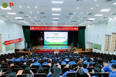 Tình nguyện viên Học viện Nông nghiệp Việt Nam được trang bị kỹ năng sẵn sàng tham gia Chiến dịch Thanh niên tình nguyện hè năm 2025