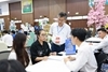 Ngày đầu tiên, đã có hàng trăm tân sinh viên đến nhập học tại Học viện Nông nghiệp Việt Nam