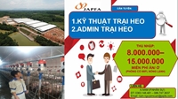 Công ty TNHH Japfa Comfeed Việt Nam, tuyển dụng nhân sự