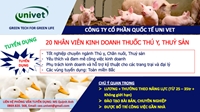 Công ty cổ phần quốc tế Univet thông báo tuyển dụng