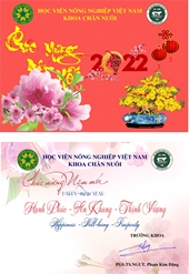 Khoa Chăn nuôi - Học viện nông nghiệp Việt Nam Chúc mừng năm mới