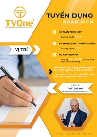 Công ty CP TVOne Việt Nam thông báo tuyển dụng