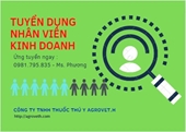 CÔNG TY TNHH THUỐC THÚ Y AGROVET H tuyển dụng