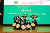 Chương trình gặp mặt tân sinh viên K67 khoa chăn nuôi