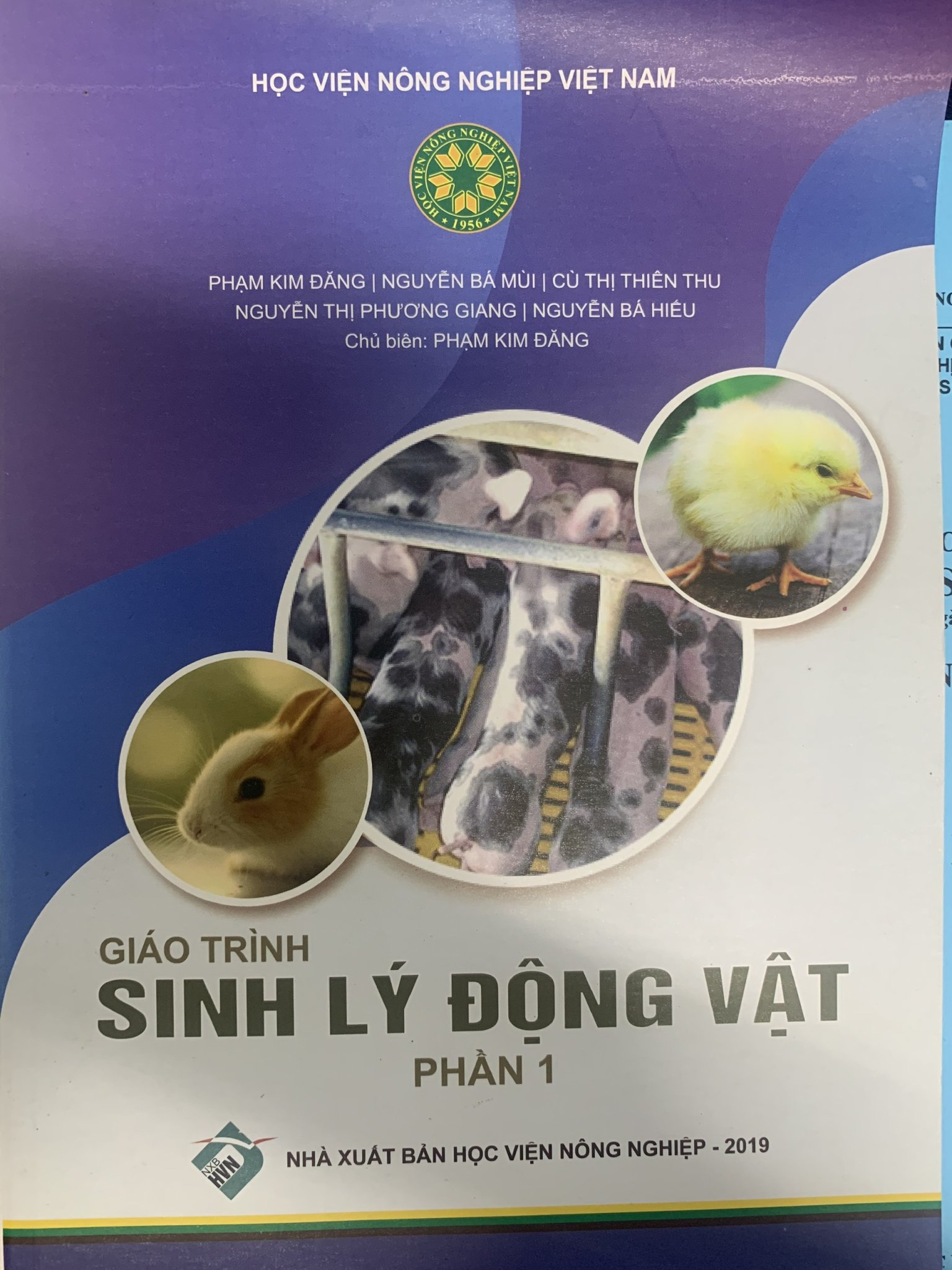 GIÁO TRÌNH SINH LÝ ĐỘNG VẬT PHẦN MỘT XUẤT BẢN NĂM 2006