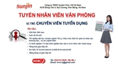 CÔNG TY TNHH SUNJIN VINA TUYỂN DỤNG - CHUYÊN VIÊN TUYỂN DỤNG-