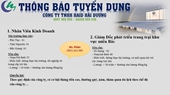 Công ty TNHH Haid Hải Dương thông báo tuyển dụng