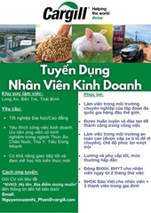 CARGILL TUYỂN DỤNG - CƠ HỘI LÀM VIỆC TẠI TẬP ĐOÀN ĐA QUỐC GIA HÀNG ĐẦU CỦA MỸ - MỘT TRONG NHỮNG NƠI LÀM VIỆC TỐT NHẤT CHÂU Á 2021  2022