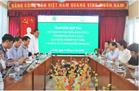 Hợp tác đào tạo, nghiên cứu, tuyển dụng trong lĩnh vực chăn nuôi, thú y