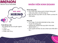 CÔNG TY TNHH THƯƠNG MẠI SẢN XUẤT MENON HÀ NỘI