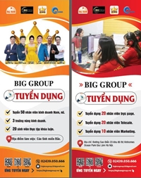 Công ty cổ phần Tập Đoàn Big Group đăng kí tuyển dụng