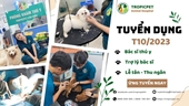 HỆ THỐNG THÚ Y TROPICPET THÔNG BÁO TUYỂN DỤNG