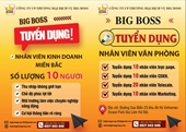 Big Boss Tuyển gấp 🙂 nhiều vị trí hot