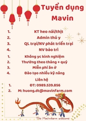 CÔNG TY CHĂN NUÔI MAVIN cần tuyển