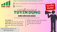 Công ty cổ phần công nghệ sinh học Tân Việt Tuyển dụng