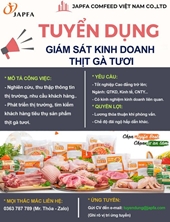 CÔNG TY TNHH JAPFA COMFEED VIỆT NAM TUYỂN DỤNG