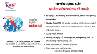Công ty CP DANCOMILK VIỆT NAM thông báo tuyển dụng