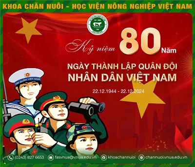 Kỷ niệm 80 năm Ngày thành lập Quân đội nhân dân Việt Nam 22 12 1944 - 22 12 2024