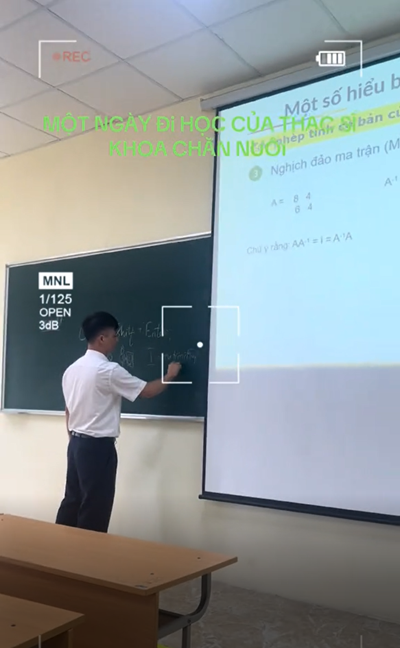 Một ngày đi học của Thạc sĩ Khoa Chăn nuôi