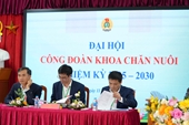 ĐẠI HỘI CÔNG ĐOÀN KHOA CHĂN NUÔI NHIỆM KỲ 2025-2030