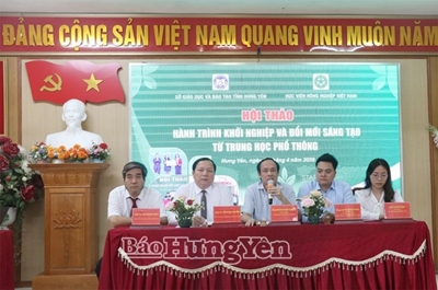 Hội thảo hành trình khởi nghiệp và đổi mới sáng tạo từ trung học phổ thông tại Hưng Yên
