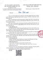 Thông báo về việc triển khai khảo sát nhu cầu việc làm tại tỉnh Miyazaki - Nhật bản cho sinh viên Học viện Nông nghiệp Việt Nam