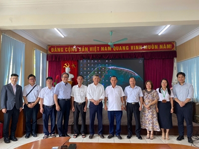 KHOA CHĂN NUÔI TIẾP VÀ LÀM VIỆC VỚI CỤC CHĂN NUÔI  THÚ Y, TRUNG TÂM NGHIÊN CỨU BÒ  ĐỒNG CỎ BA VÌ VÀ TẬP ĐOÀN KAMICHIKU NHẬT BẢN