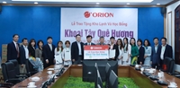 Công ty Orion trao học bổng “khoai tây quê hương” trị giá 5,000USD cho sinh viên khoa Công nghệ sinh học