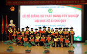 Học viện Nông nghiệp Việt Nam tổ chức Lễ trao bằng tốt nghiệp cho 125 cử nhân Công nghệ sinh học