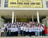 Khối chuyên Sinh trường THPT chuyên Bắc Ninh tham quan, trải nghiệm thực tế tại Học viện nông nghiệp Việt Nam