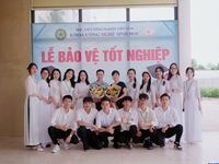 Lễ bảo vệ khóa luận tốt nghiệp sinh viên khoa Công nghệ sinh học tháng 6 2024