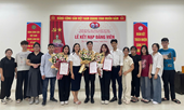 Chi bộ sinh viên khoa Công nghệ sinh học tổ chức Lễ kết nạp đảng viên mới