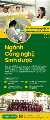 TÌM HIỂU NGÀNH CÔNG NGHỆ SINH DƯỢC CỦA HỌC VIỆN NÔNG NGHIỆP VIỆT NAM