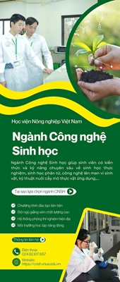 TÌM HIỂU NGÀNH CÔNG NGHỆ SINH HỌC CỦA HỌC VIỆN NÔNG NGHIỆP VIỆT NAM