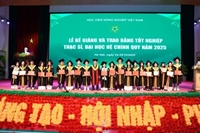 Học viện Nông nghiệp Việt Nam trang trọng tổ chức Lễ bế giảng và trao bằng tốt nghiệp đại học, hệ chính quy năm 2025