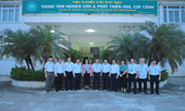 Lãnh đạo Học viện Nông nghiệp Việt Nam thăm Trung tâm Nghiên cứu và Phát triển Hoa, Cây cảnh
