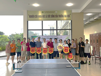 Giải bóng bàn mở rộng khoa Công nghệ sinh học - Sôi nổi chào năm học mới, hướng tới kỷ niệm 70 năm thành lập Học viện Nông nghiệp Việt Nam
