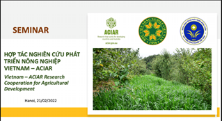 Seminar Hợp tác nghiên cứu phát triển nông nghiệp Việt Nam – ACIAR