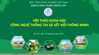 Hội thảo khoa học “Công nghệ thông tin và kết nối thông minh”