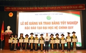 Học viện Nông nghiệp Việt Nam tổ chức Lễ bế giảng và trao bằng tốt nghiệp bậc đào tạo Đại học hệ chính quy tháng 6 2024