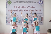 Khoa Kế toán và Quản trị kinh doanh đã long trọng tổ chức meeting kỷ niệm Nhà giáo Việt Nam 20 11