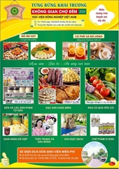 💥 💥💥 Cùng trải nghiệm tại “Không gian chợ đêm 2025” do Học viện Nông nghiệp Việt Nam tổ chức với nhiều nội dung hấp dẫn, đặc sắc và ưu đãi lớn