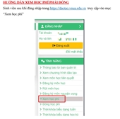 Hướng dẫn thanh toán học phí online